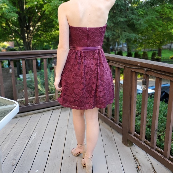 Strapless Dress Hoco Prom Sadie's - Picture 2 of 7